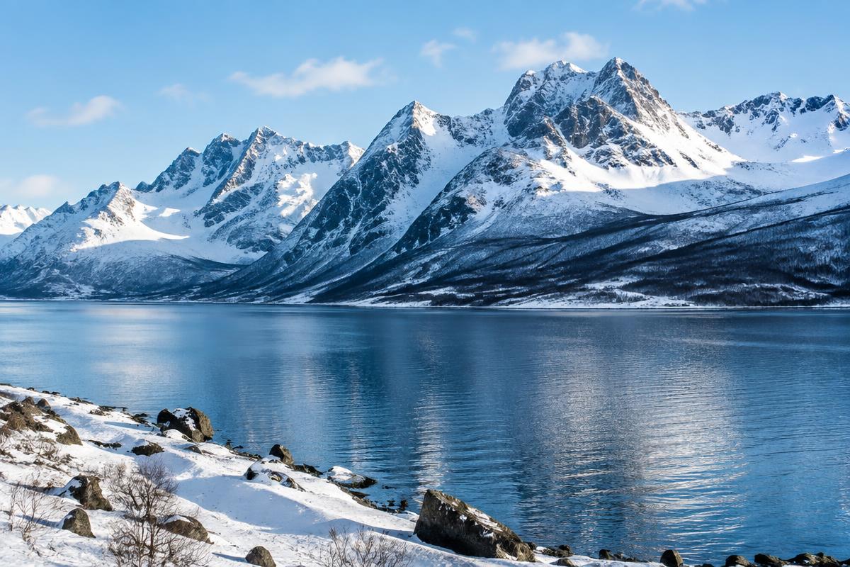 Lyngsalpene over Lyngenfjorden